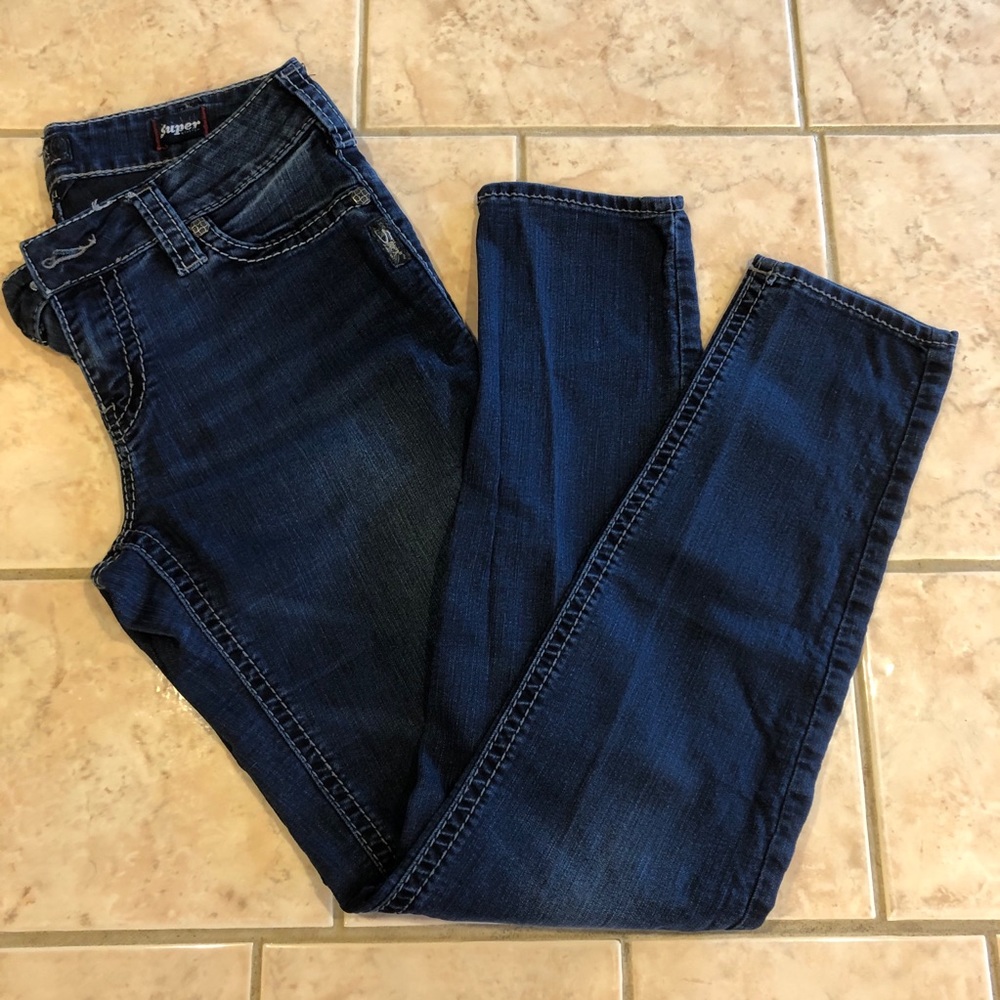 Silver Suki Jeans